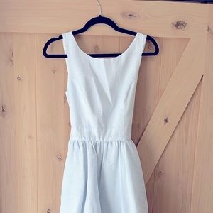 COPY - Lauren James blue seersucker dress